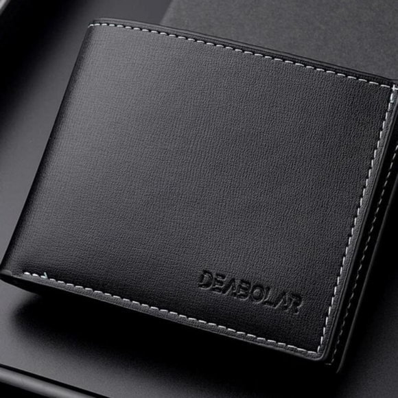 💜Men letter embossed wallet - Picture 3 of 3